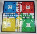 Jumbo size Ludo sheet with jumbo size gotes and 2 dices-luddo plastic sheet. 
