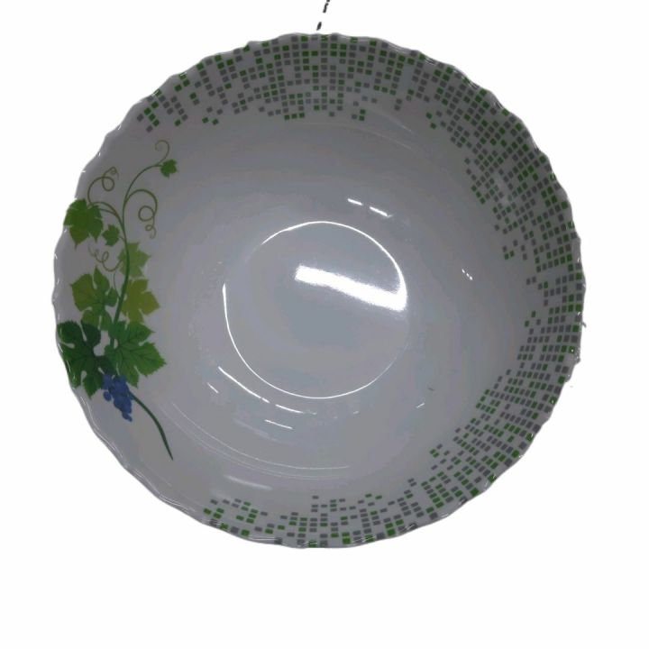 Italiani melamine 9"star bowl-snowdrop