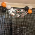 4 Pack Party Glitter Foil Curtain Backdrop Decorations Silver Rose Gold Party Curtain for Birthday Wedding Party Background.