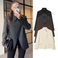 Tidalyf Women's 2026 New Autumn Office Blazers Chic Elegant Women Jackets Fashion Youth Travel Holiday Joker Streets Warm Coats.