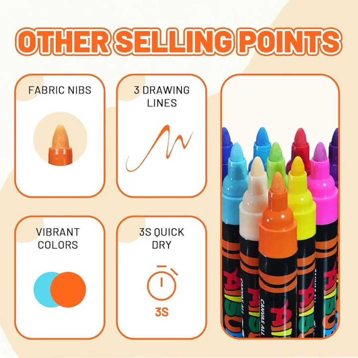 YPLUS%20Acrylic%20Paint%20Pens%20for%20Kids,%20Permanent%20Fabric%20Markers%20Waterproof,%20Acrylic%20Markers%20Painting%20for%20Rock%20Clothes%20Wood%20and%20More%20-%208%20Colours%20-%20Image%205