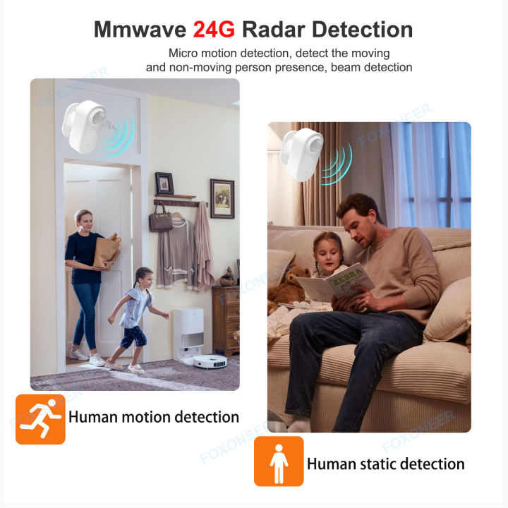 Tuya%20Human%20Presence%20Sensor%20Zigbee%2024G%20MmWave%20Radar%20+PIR,Luminance%20detection%20Use%20Battery%20Support%20Zigbee2mqtt%20Home%20Assistant%20-%20Image%203