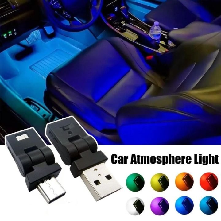 TPYE-C LED Smart Laptop Keyboard Light Home Office Decoration Night LED Atmosphere Lamp Mini LED Car Interior Emergency Lighting lightify
