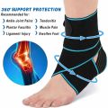 1PC Ankle Brace for Sprained Ankle Support Braces Wrap for Stabilizing Tendonitis Basketball Running Sprains Achilles Unisex. 