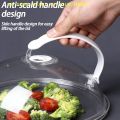 【X】Microwave Oven Food Splash Guard Lid with Handle for Reusable Heating Cover Splatter Protection at Home Kitchen. 