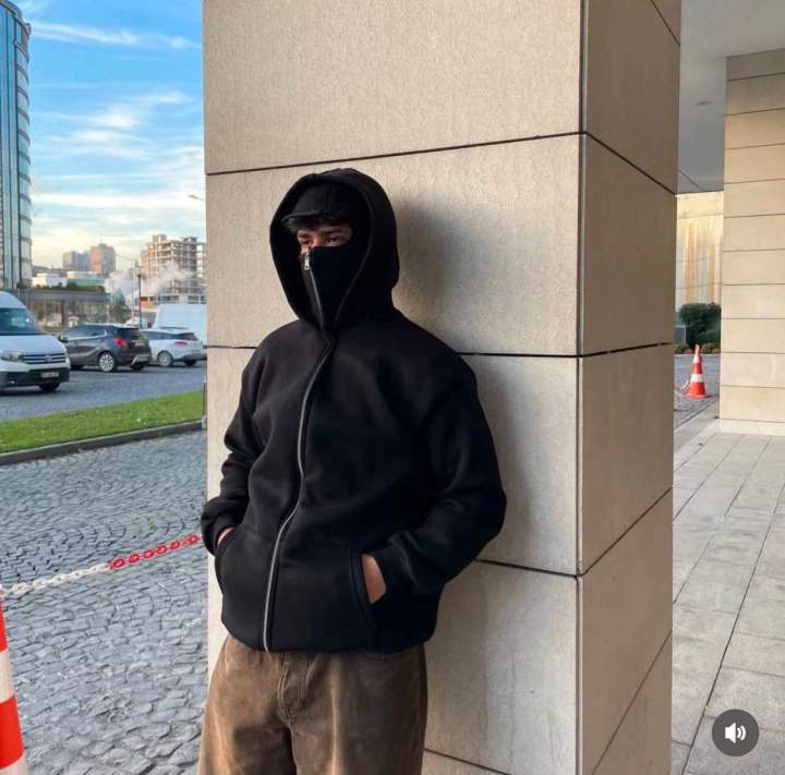 New Ninja Zipper Hoodie - 2025 stylish Balaclava zipper - Balaclava ninja zipper