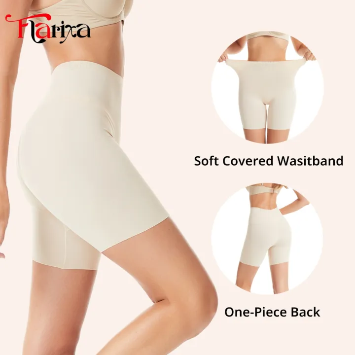 Flarixa%20Seamless%20High%20Waist%20Slip%20Shorts%20Women%20Stretch%20Boyshorts%20Panites%20Underwear%20Protective%20Pants%20Under%20Skirt%20Dress%20Hips%20Lfting%20-%20Image%203