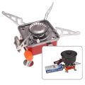 Original Mini Portable Square Stove for Backpacking Hiking Windproof Burner Camping Stove Foldable Stove for Outdoor &, Outdoor Cooking Burnernic Portable Mini Card Type Stove for Camping And Hiking (Imported). 