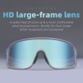 ROCKBROS Photochromic Glasses  HD Large-frame Lens Sunglasses MTB Glasses Road Bike Cycling UV400 Goggles Bicycle Sports Eyewear. 