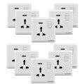 Multi wall switch socket fulimen multi plug- multi socket outlet -  plug base. 
