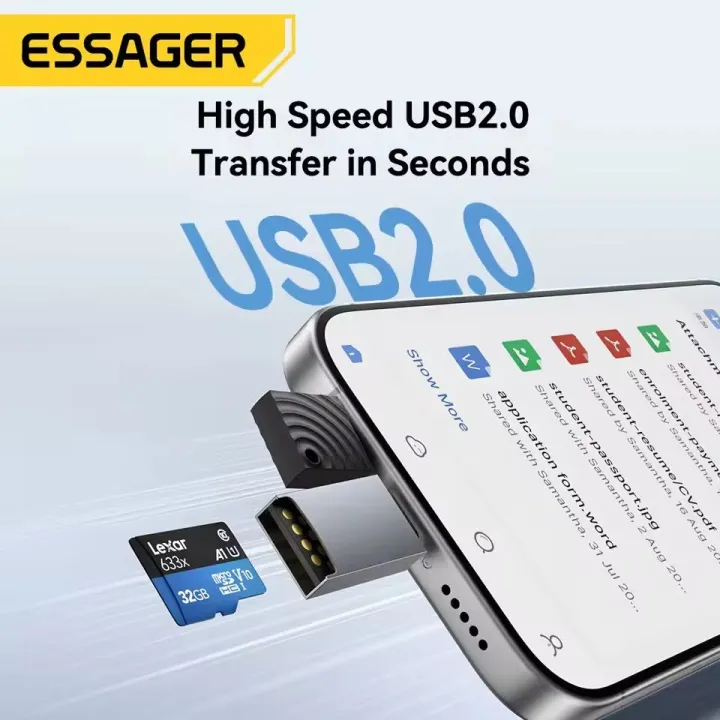 Essager%202%20in%201%20Card%20Reader%20Type%20C%20&%20USB2.0%20to%20Micro%20SD/TF%20Memory%20Card%20Device%20High%20Speed%20Cardreader%20for%20Phone%20Laptop%20Accessories%20-%20Image%203
