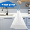 100/200PCS Thicken Scented Drawstring Disposable Garbage Bags Kitchen Storage Trash Can Liner Bags Protect Plastic Waste Bag. 