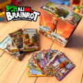 Italian Brainrot Trading Cards Collection Cards tung Sahur Tralalero Tralala Game Card Battle Carte Toys For fans Children . 