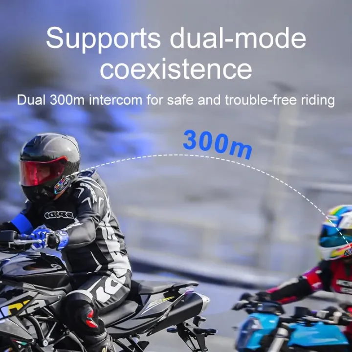 Y20%20MAX%20Motorcycle%20Helmet%20Bluetooth%20Headset%20Intercom%20RGB%20Colorful%20Light%20With%20Mixing%20V5.3%20Effect%201000mAh%20Battery%20IPX6%20Waterproof%20-%20Image%203