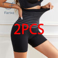 Flarixa High Waist Flat Belly Panties Women Tummy Control Shaping Boxer Safety Shorts Slimming Underwear Waist Trainer Shapewear. 