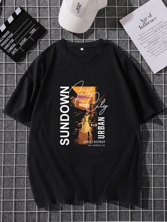 Men's Anime Naruto Itachi Uchiha Graphic T-Shirt - Black