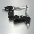 1pair Bicycle Brake Lever 3 Finger Design Semi Aluminum Construction for Mountain Foldable and Kids Bike Fits 22.2mm Handlebar. 