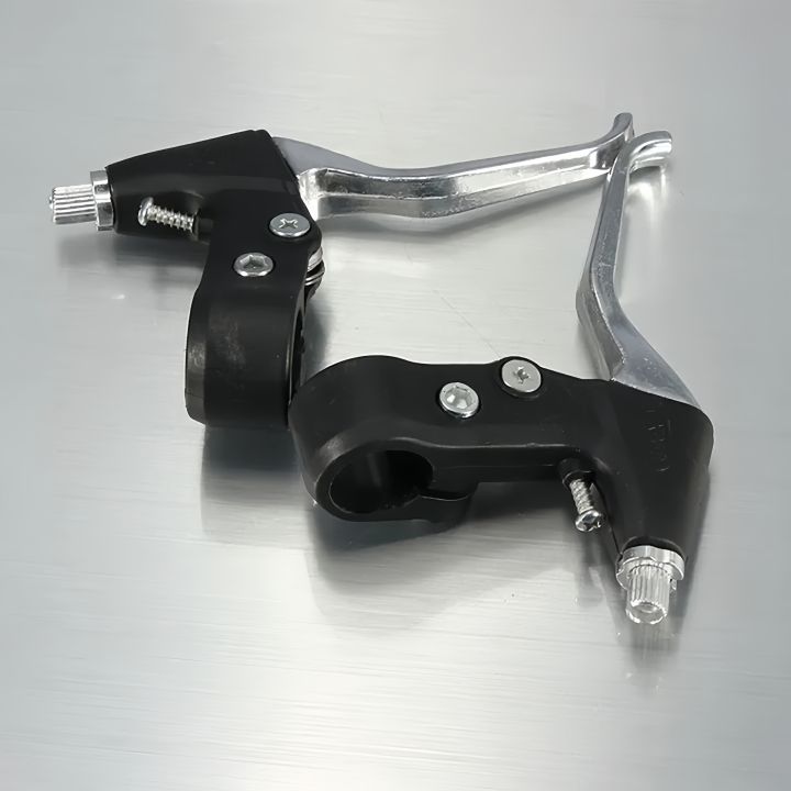 1pair%20Bicycle%20Brake%20Lever%203%20Finger%20Design%20Semi%20Aluminum%20Construction%20for%20Mountain%20Foldable%20and%20Kids%20Bike%20Fits%2022.2mm%20Handlebar%20-%20Image%202