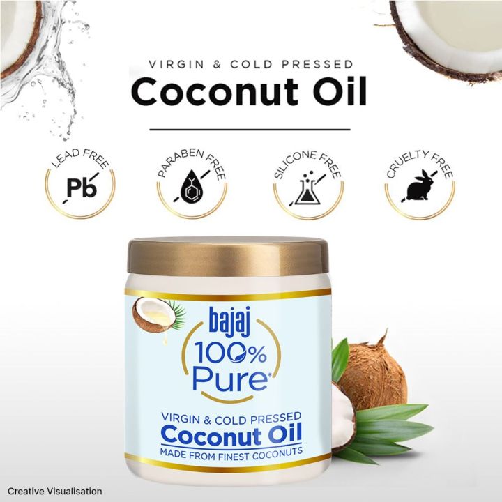 Bajaj%20100%25%20Pure%20Coconut%20Oil%20250ml%7C%20Virgin%20&%20Cold%20Pressed%20%7CRepairs%20Damaged%20Hair%20&%20Moisturizes%20Skin%20%7C%20Coconut%20Hair%20oil%20%7C%20Virgin%20Coconut%20Oil%20%7C%20Extra%20Virgin%20Coconut%20Oil%20-%20Image%206