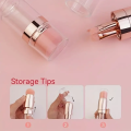 5 In 1 Portable Retractable Makeup Brushes For Foundation Eyebrow Lip Eyeshadow Loose Powder Cosmetic Set Makeup Brush Tools. 