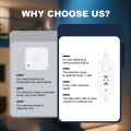 Tuya WiFi Motion Sensor Single color LED Controller DC12V 24V for COB 5050 2835 LED Strip stairs lighting APP, Alexa  Home. 