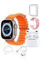 X90 Smart Watch With Airpods Pro generation 2| Best Quality With 2 bands | Smart Watch Case. 