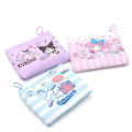 New Sanrio coin purse PU Kuromi Melody K&T big ear puppy purse coin bag small card bag. 