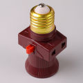 111V- 240V E27 Screw Bulb Holder Convert To With Switch Lamp Socket LED Bulb Adapter With Switch Lamp Bulb Socket Adapter 1pc. 