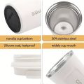Insulated Coffee Cup for Car Stainless Steel Travel Mug Leak Proof Lid Portable Vacuum Keeps Drink Hot Cold for Hours Commuting.
