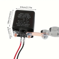 Automotive Relay Remote Car Control Battery Disconnect Anti-Theft with Dual Remote Control Switch Battery Switch Relay 12V. 