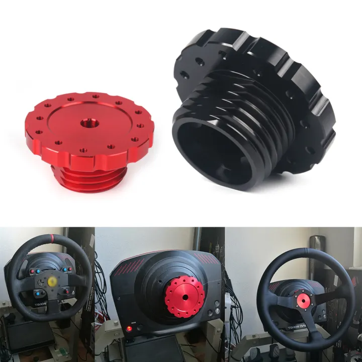 Pc Wheel Conecter Aluminum 75MM Steering Wheel Adapter Sim Racing Gaming Steering Wheel ...