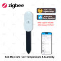 Zigbee Smart Soil Tester Moisture Sensor Thermometer Hygrometer Garden Automation Irrigation Detector Works With Home Assistant. 