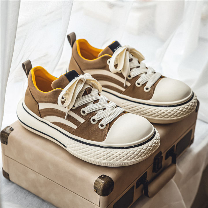High%20Quality%20Men's%20Board%20Shoes%20Spring%20Youth%20Casual%20Canvas%20Sneakers%20Anti-Slip%20Stylish%20Jogging%20High%20Top%20Shoes%20Boys%20All%20Sports%20-%20Image%204