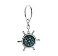 Black Metal Comppass Keychain Durable and Accurate Comppass Keychain. 