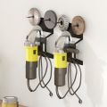 Angle Grinder Wall Storage Mount Metal Wall-Mounted Hanging Shelf Fixed Polishers Holder Stable Storage for Workshop Home Garage.