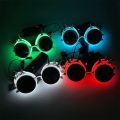 New Cool Cyberpunk Style Glasses Glowing Party Decor Luminous LED Sunglasses Lighting Up Bar Rave Music Dancing Party.