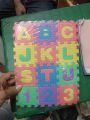36 multicolored foam Mat, interlocking puzzle mat with removable alphabets letters and numbers. 