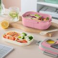 Portable Lunch Box With Spork And Dipping Bowl Perfect For Office Workers Kitchen Gadget For Easy Meal Prep And Storage Stylish And Durable Home Kitchen Accessory Temu. 