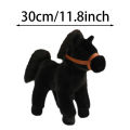 30cm High Quality Super Realistic Pony Plush Toys Stuffed Animal Standing Horse Plush Dolls Room Decor Funny Birthday Kids Gift. 