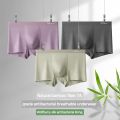 Miiลw Underwear for men China Ice Silk Men's Underwear - Antibacterial Men Boxer - (1 Pis) - Male Underpants Shorts Boxers Panties Brief - Luxurious comfort for your everyday - 1 Pis Boxer - Miiow 2 Bumboo Fiber.