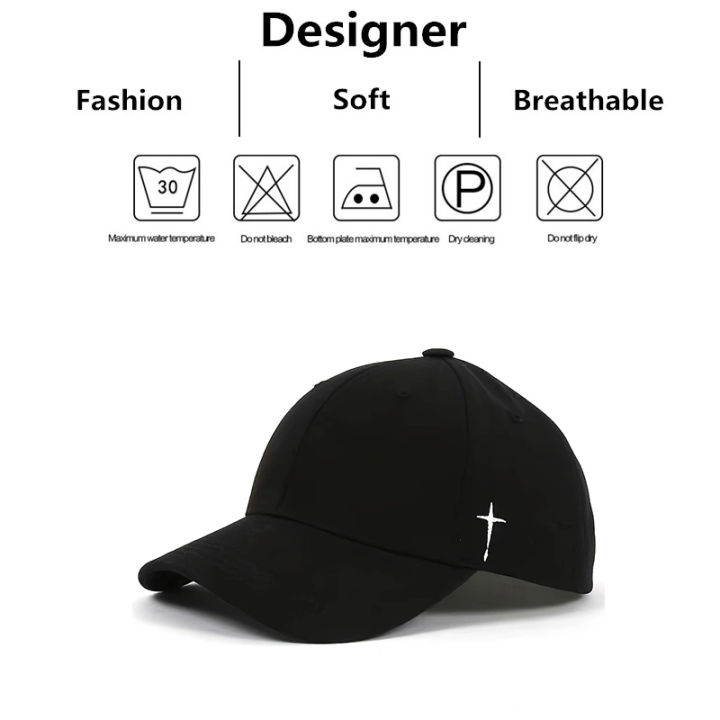 Unisex%20Side%20Cross%20Embroidery%20Baseball%20Caps%20Spring%20and%20Autumn%20Outdoor%20Adjustable%20Casual%20Hats%20Sunscreen%20Hat%20-%20Image%206