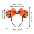 Cartoon Piglet Tigger Hair Accessories Women Disney Winnie the Pooh Bear Ears Hairbands Kids Eeyore Bow Headbands For Girls . 