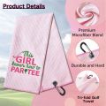 Funny  Microfiber Premium Golf Towel For Women, Embroidered Golf Towels for Golf Bags，Golf Accessories for Women Golfers. 
