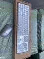 wireless keyboard and mouse Famor CS 100 wireless 2.4GHz keyboard & mouse metallic grey keyboard soft buttons with 5D 1600 DPI high grade mouse. 