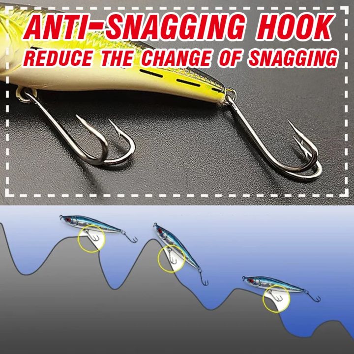 GOBAIT%2010-20Pcs%20Double%20Fishing%20Hook%20Carbon%20Steel%20Crank%20Barbed%20Anti-snagging%20Hooks%20Soft%20Lure%20Kit%20Tackle%20Box%20Pesca%20Twin%20Fishhooks%20-%20Image%204