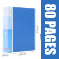 1 pack, 10-100 pages folder information book, A4 multi-layer insert file bag, student paper storage bag, ticket bag, music folde. 