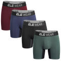 4 pcs Bamboo Men Underwear Boxers Breathable Mens Boxershorts Men's Panties Underpants Plus Size Fashion Boxers Briefs Trunks.