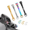 MUQZI 2pcs Titanium Bolts Bicycle Disc Brakes Caliper Lightweight Mounting Screws Road MTB Disc Brake Pad Bolts with Fixing Clip. 