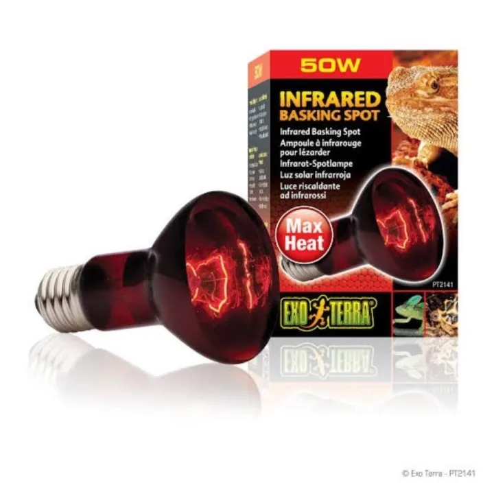 Exo Terra infrared basking spot 50W infrared night light 50W for land turtle and Dragon beer