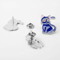 3pcs/set Anime Friends Enamel Pin Brooches for Women Manga Lapel Pins Badges on Backpack Cosplay Accessories Christmas Gift. 